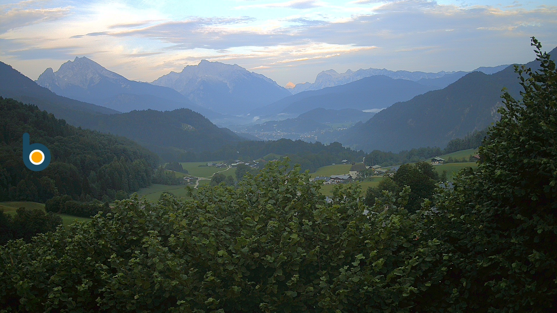 Archiv Foto Webcam Oberau: Alpinhotel Berchtesgaden