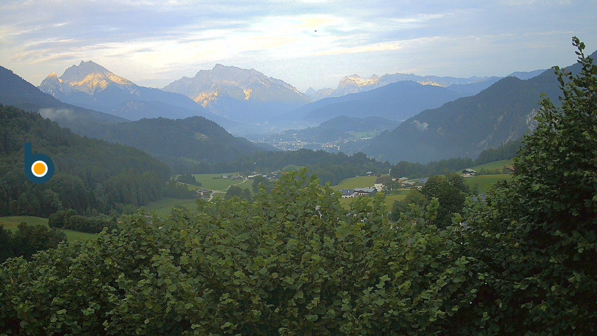 Archiv Foto Webcam Oberau: Alpinhotel Berchtesgaden