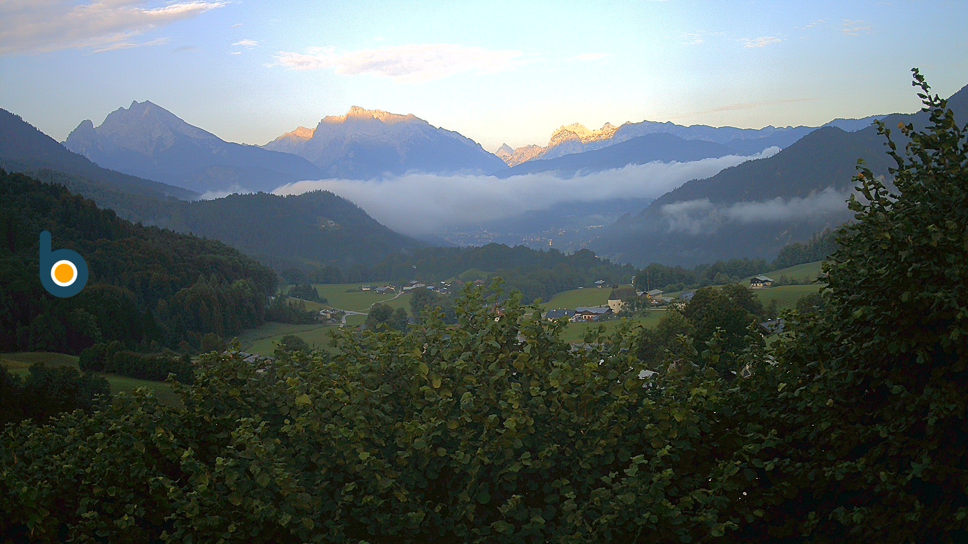 Archiv Foto Webcam Oberau: Alpinhotel Berchtesgaden