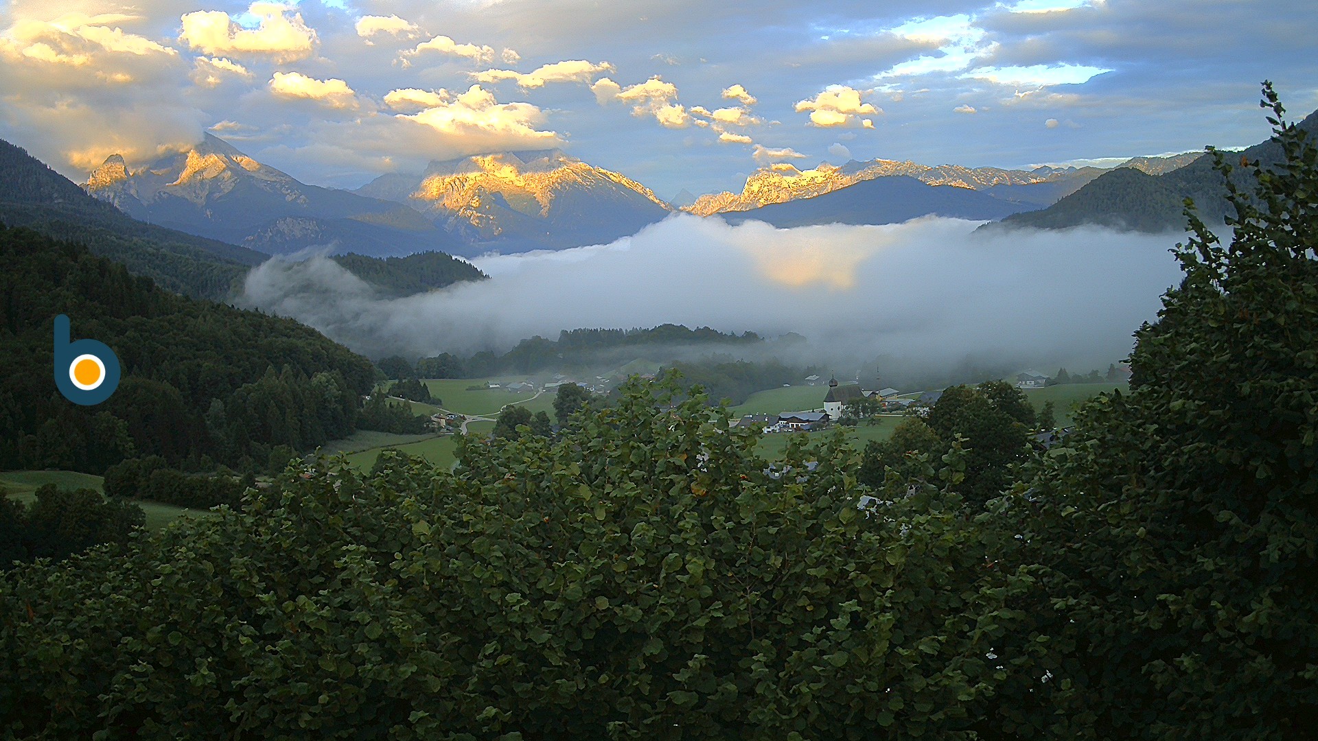 Archiv Foto Webcam Oberau: Alpinhotel Berchtesgaden