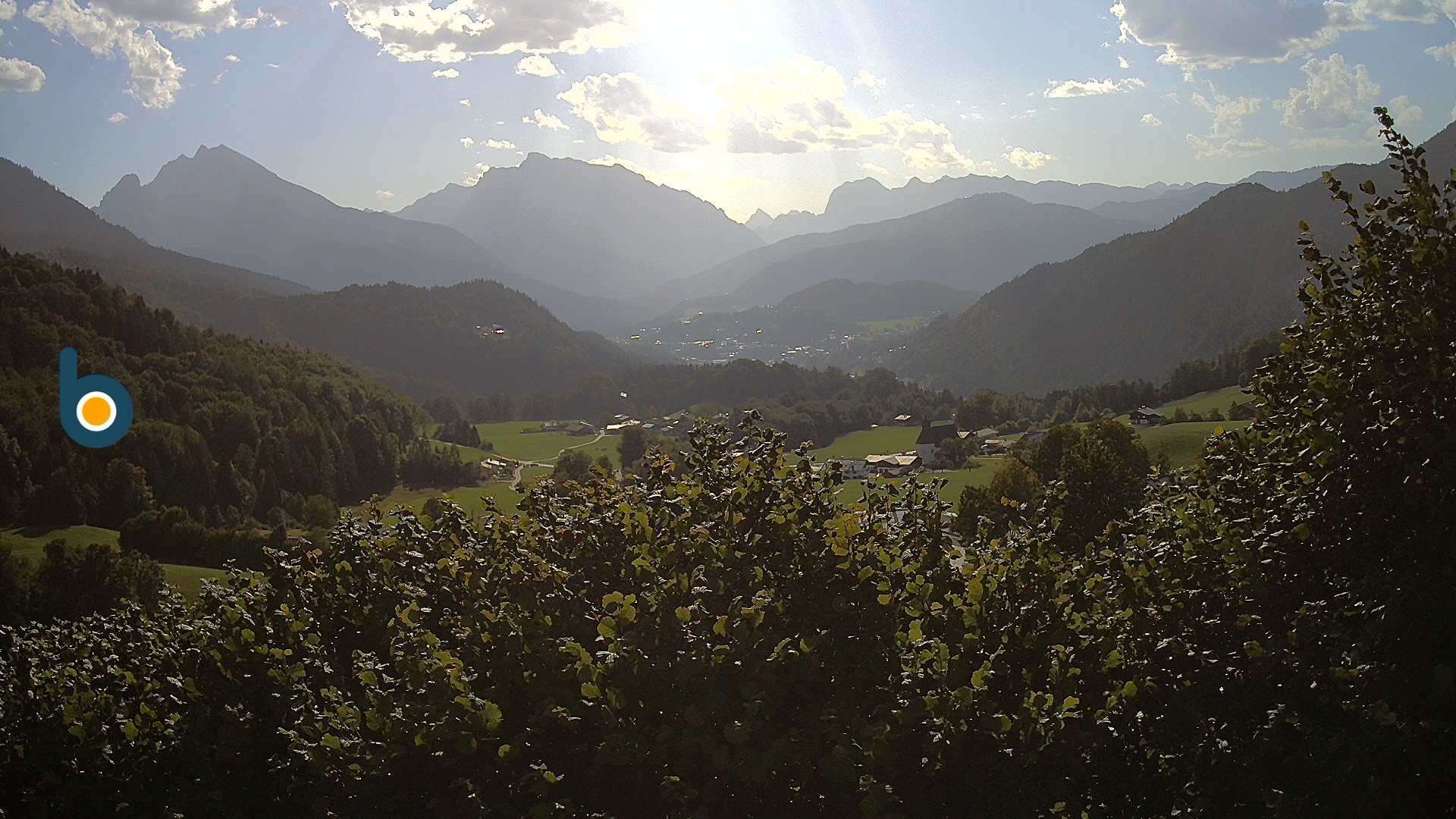 Archived image Webcam Berchtesgaden - View Oberau