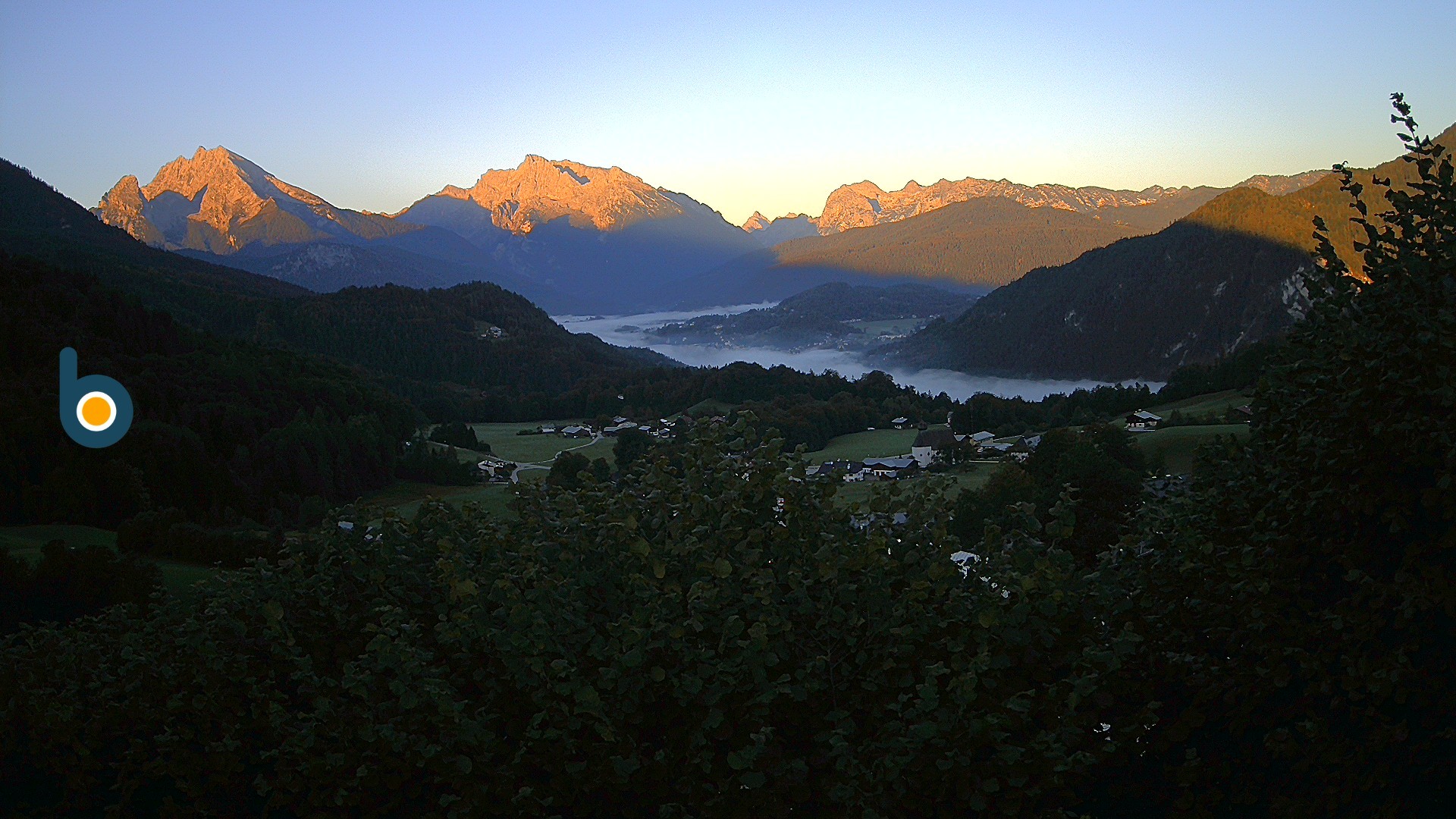 Archiv Foto Webcam Oberau: Alpinhotel Berchtesgaden