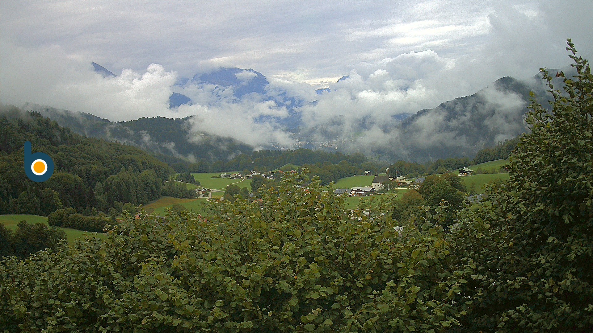 Archived image Webcam Berchtesgaden - View Oberau