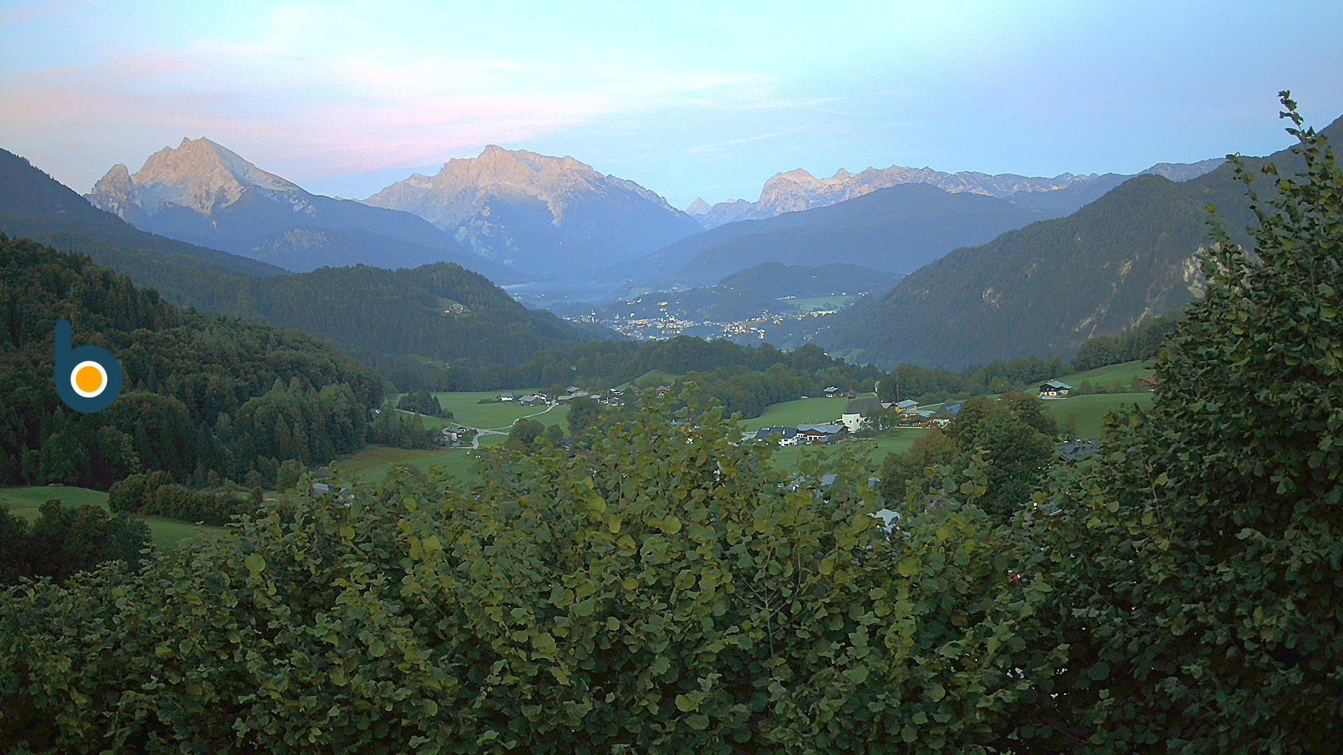 Archiv Foto Webcam Oberau: Alpinhotel Berchtesgaden