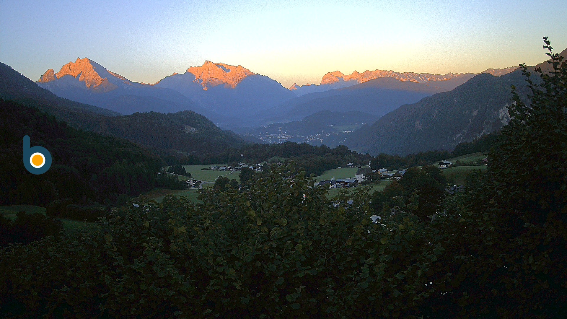 Archiv Foto Webcam Oberau: Alpinhotel Berchtesgaden