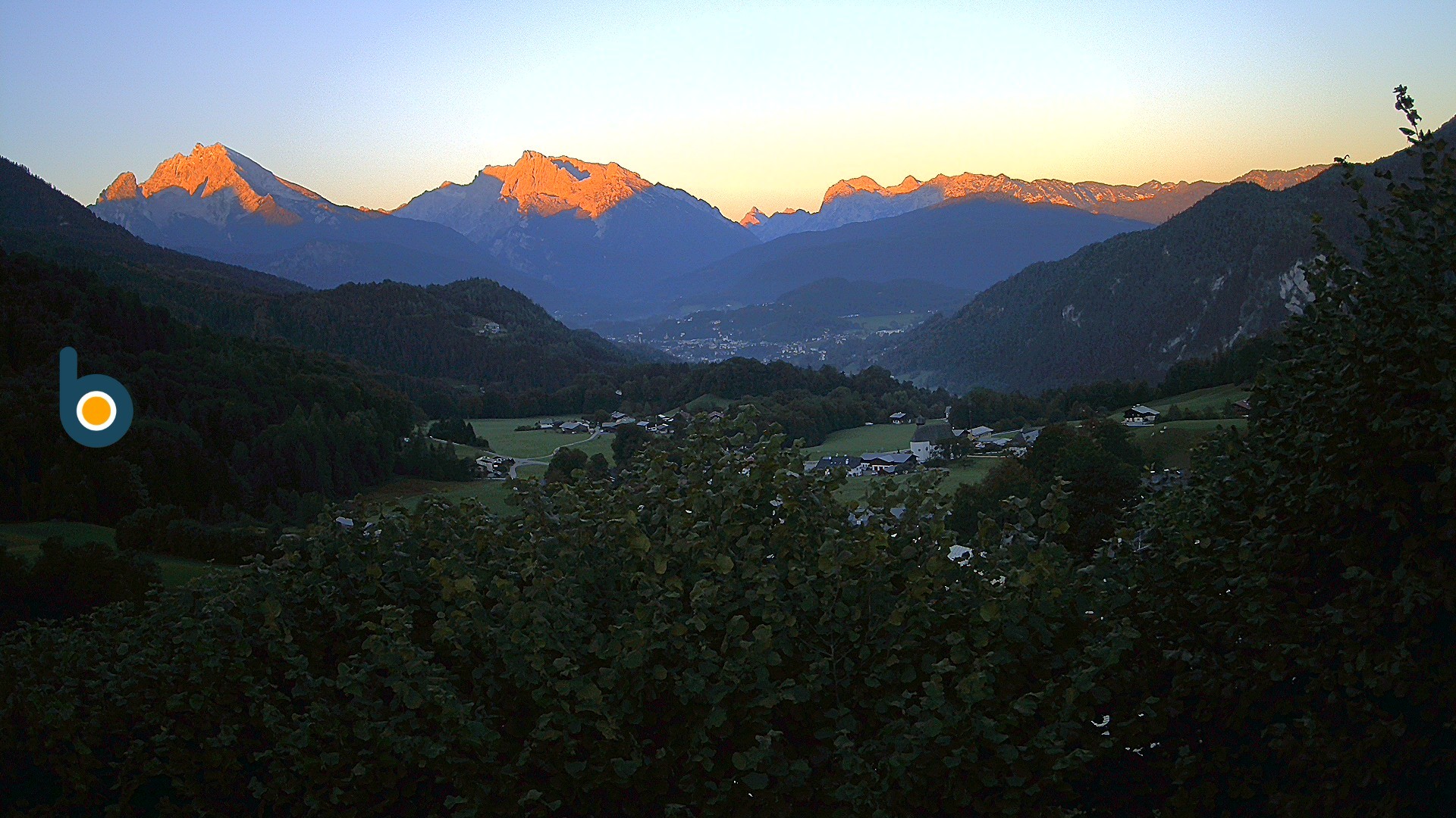 Archived image Webcam Berchtesgaden - View Oberau