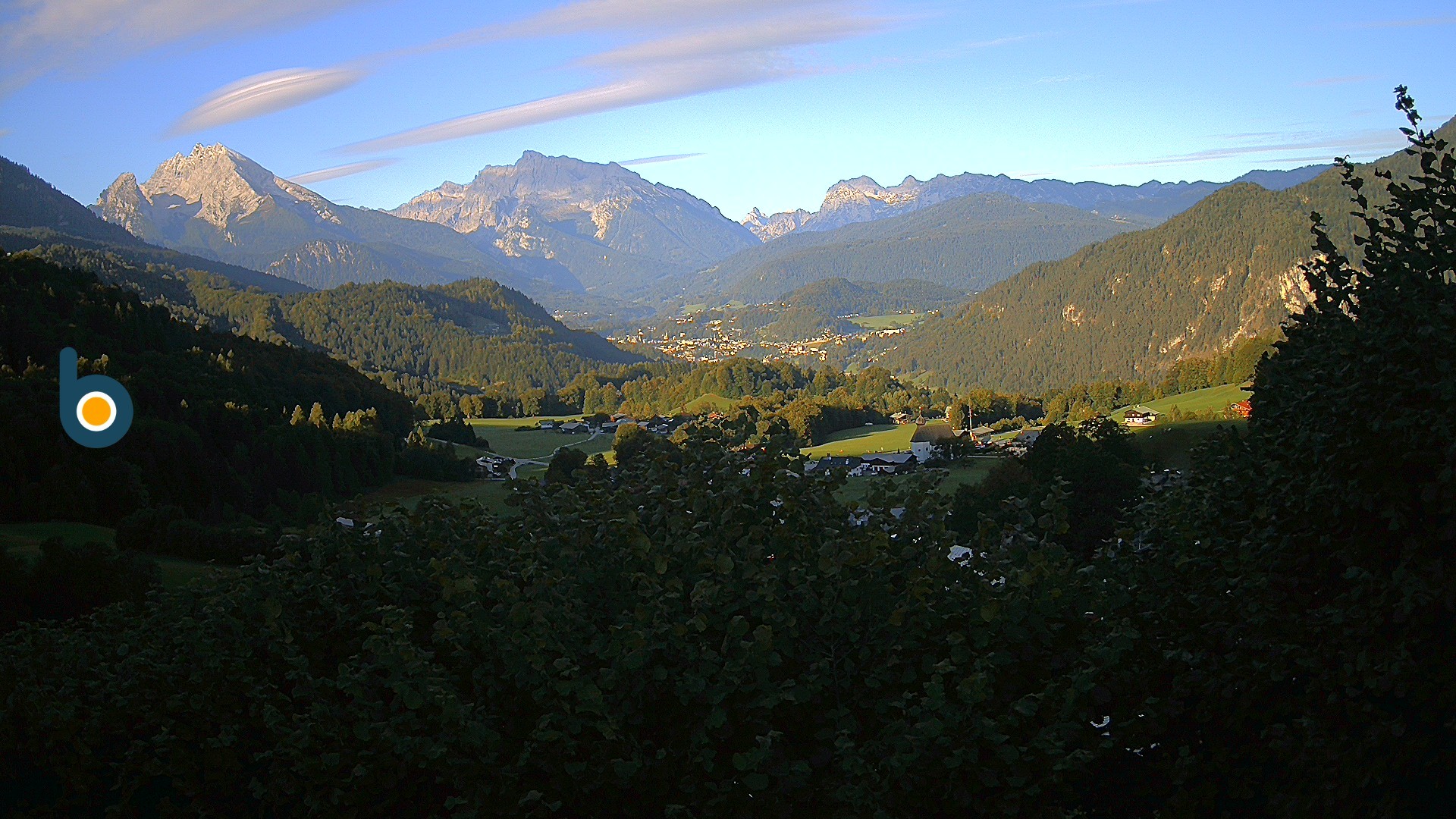 Archived image Webcam Berchtesgaden - View Oberau