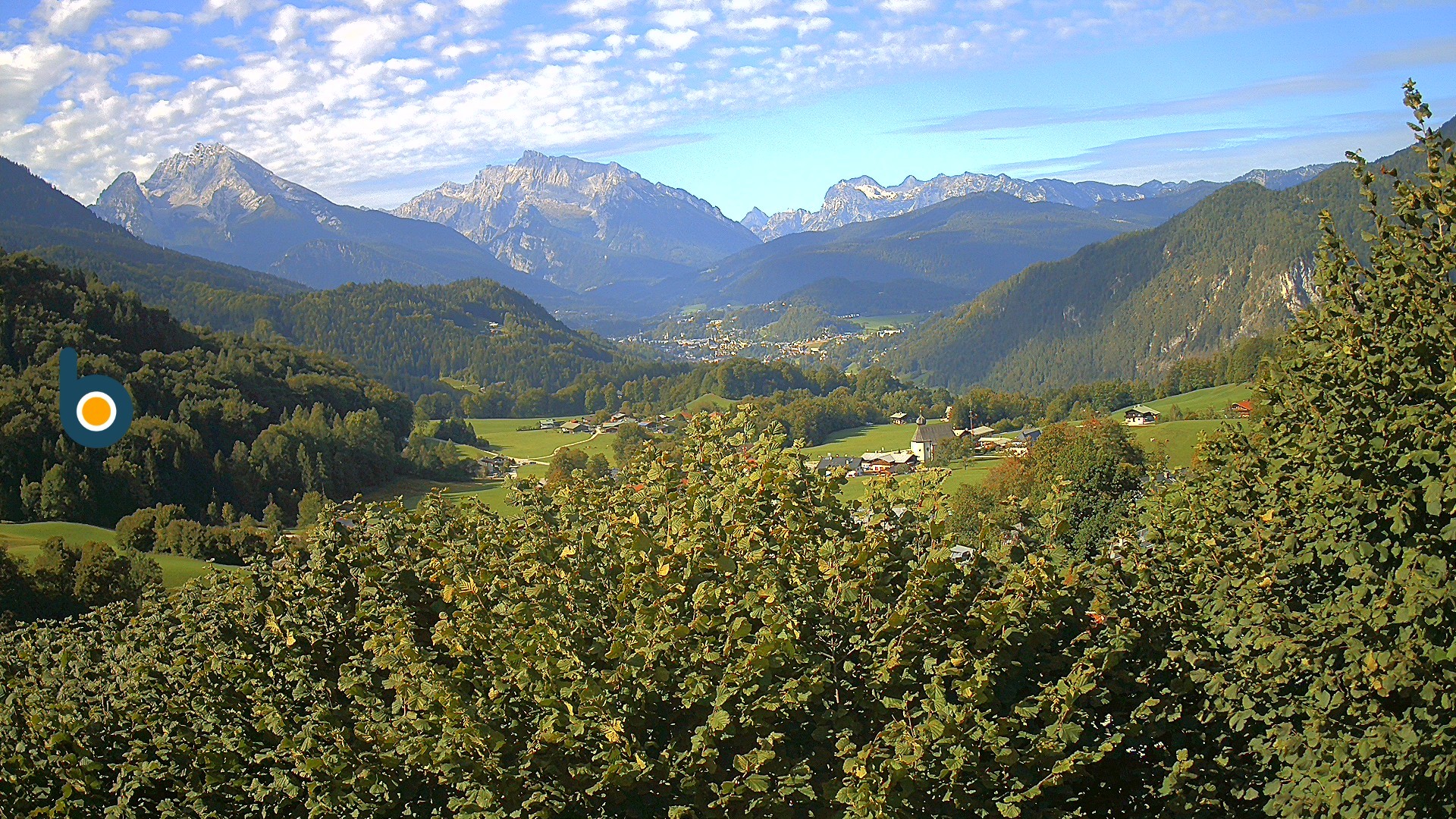 Archived image Webcam Berchtesgaden - View Oberau