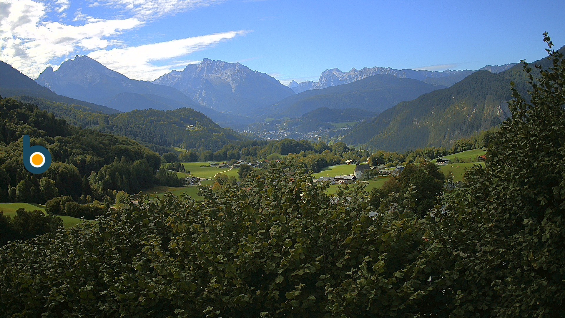 Archived image Webcam Berchtesgaden - View Oberau