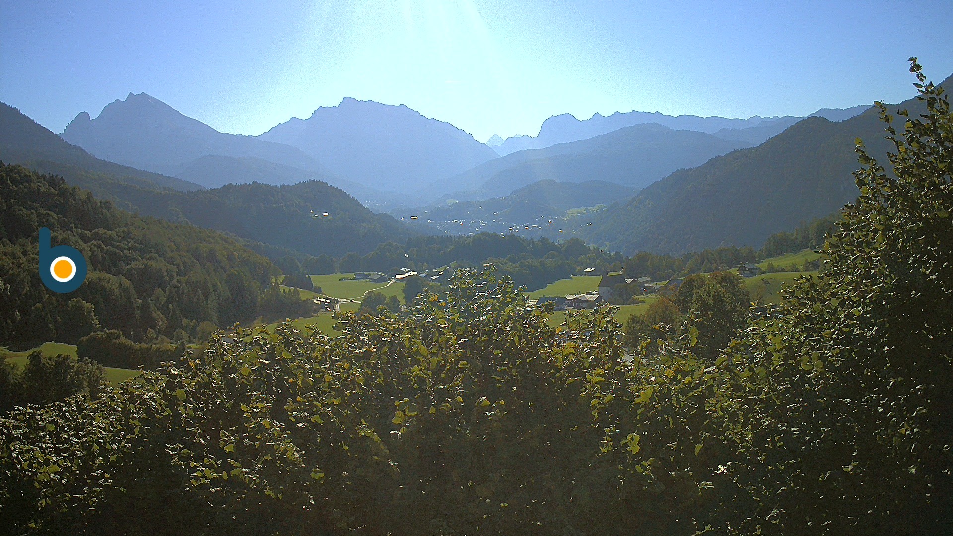 Archived image Webcam Berchtesgaden - View Oberau