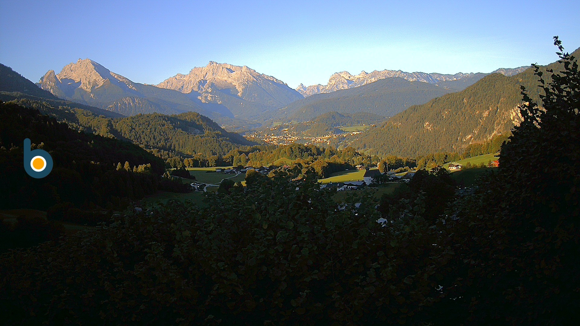 Archiv Foto Webcam Oberau: Alpinhotel Berchtesgaden