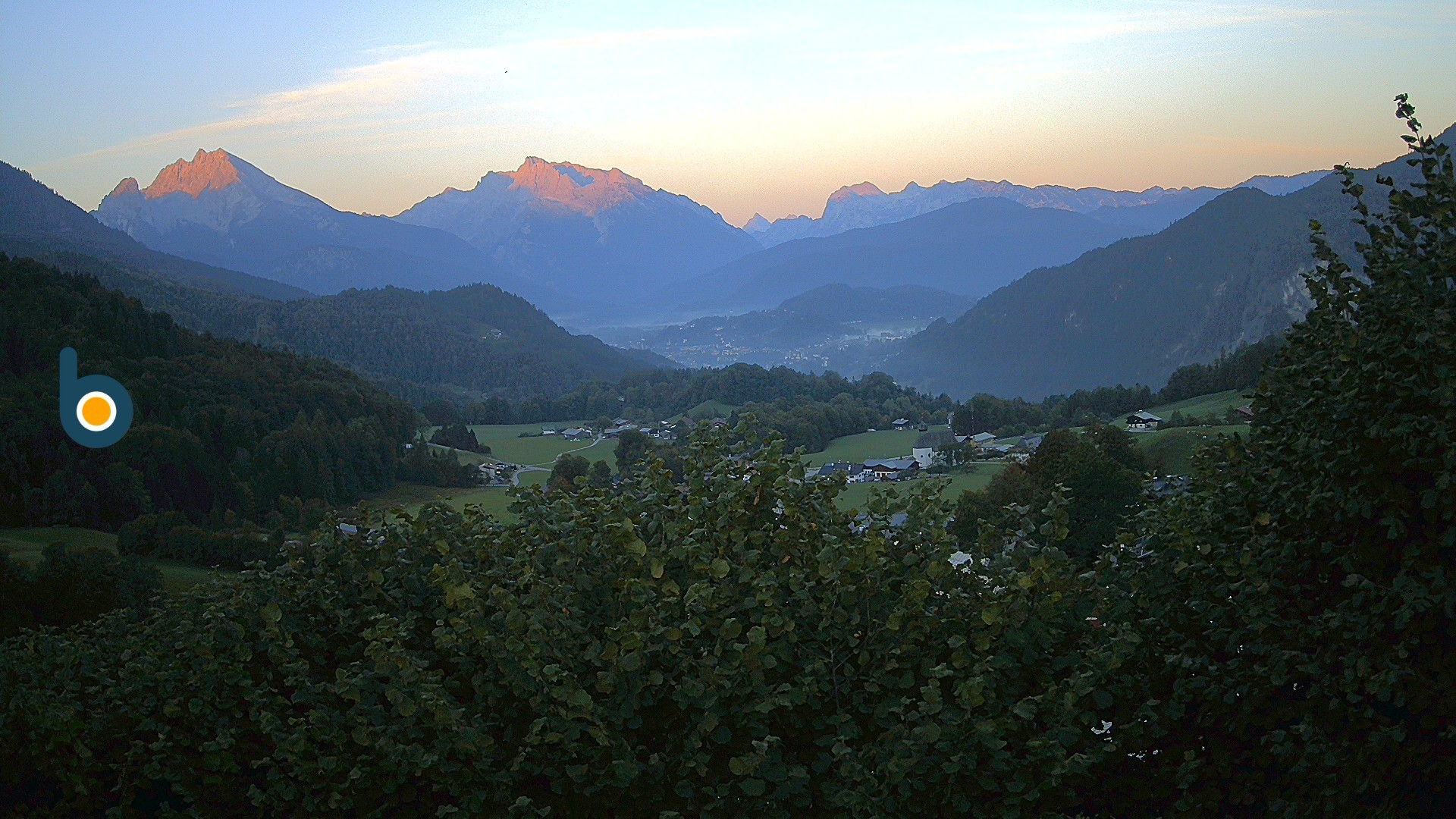 Archiv Foto Webcam Oberau: Alpinhotel Berchtesgaden
