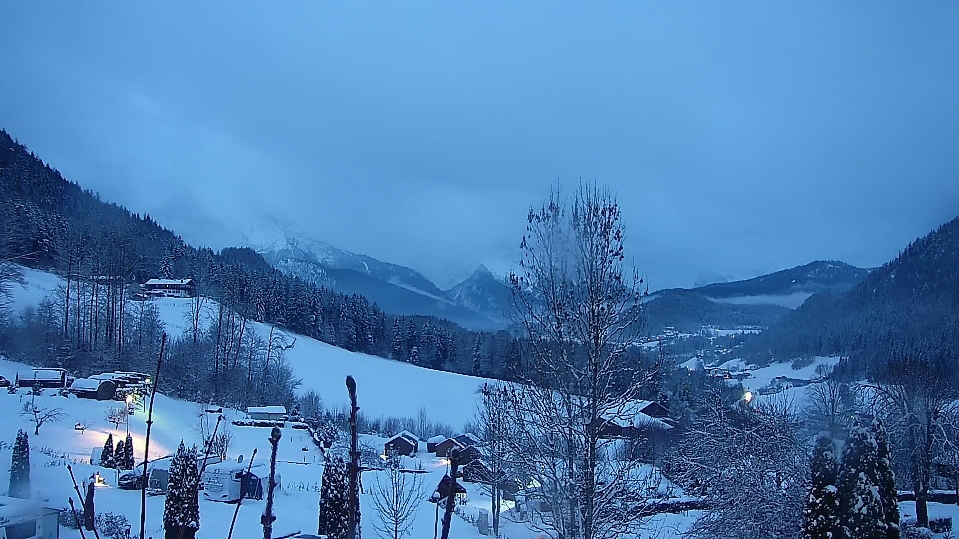 Archived image Webcam Berchtesgaden: Camping Site Allweglehen
