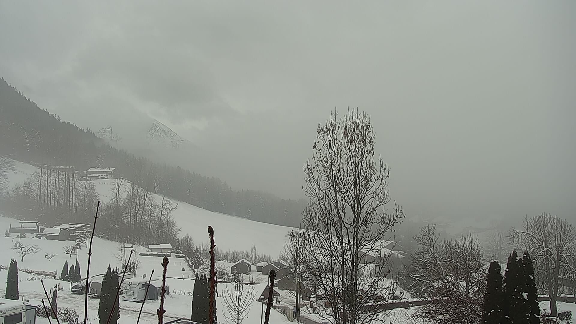 Archived image Webcam Berchtesgaden: Camping Site Allweglehen