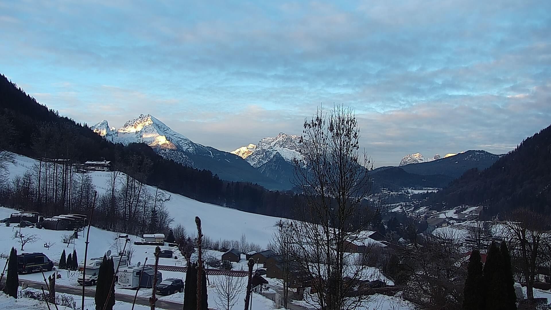 Archived image Webcam Berchtesgaden: Camping Site Allweglehen