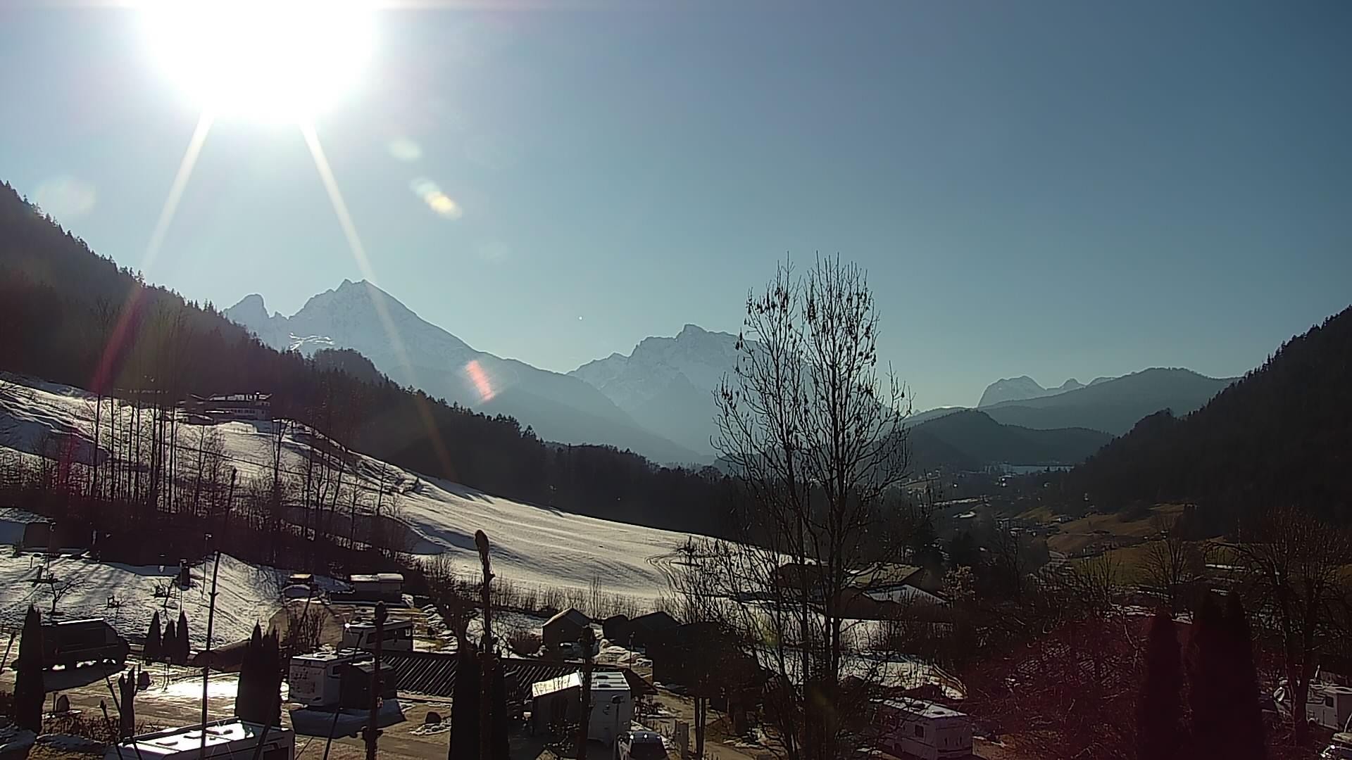 Archived image Webcam Berchtesgaden: Camping Site Allweglehen