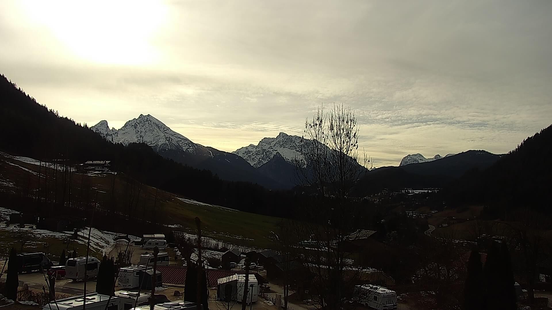 Archived image Webcam Berchtesgaden: Camping Site Allweglehen