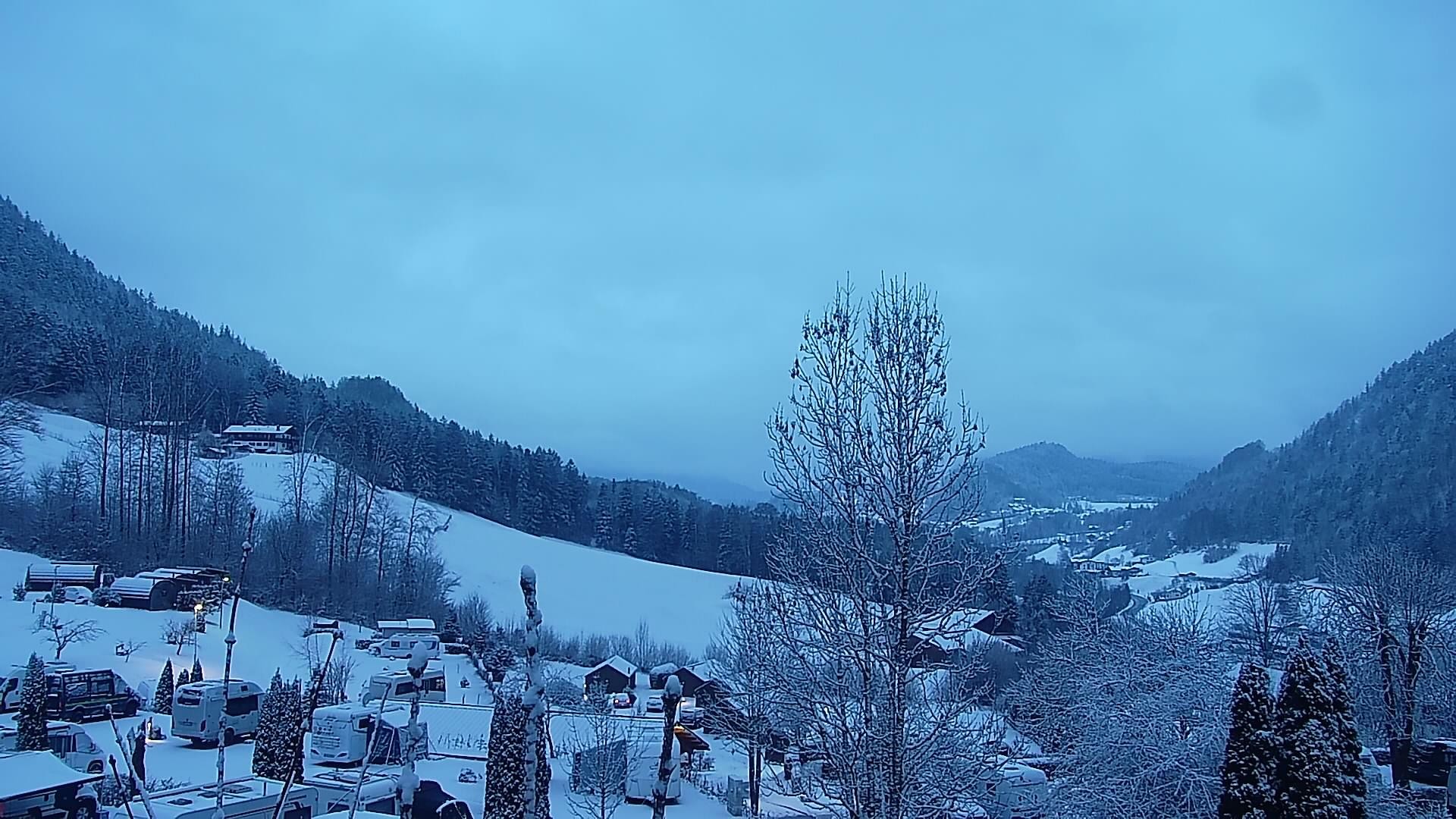 Archived image Webcam Berchtesgaden: Camping Site Allweglehen