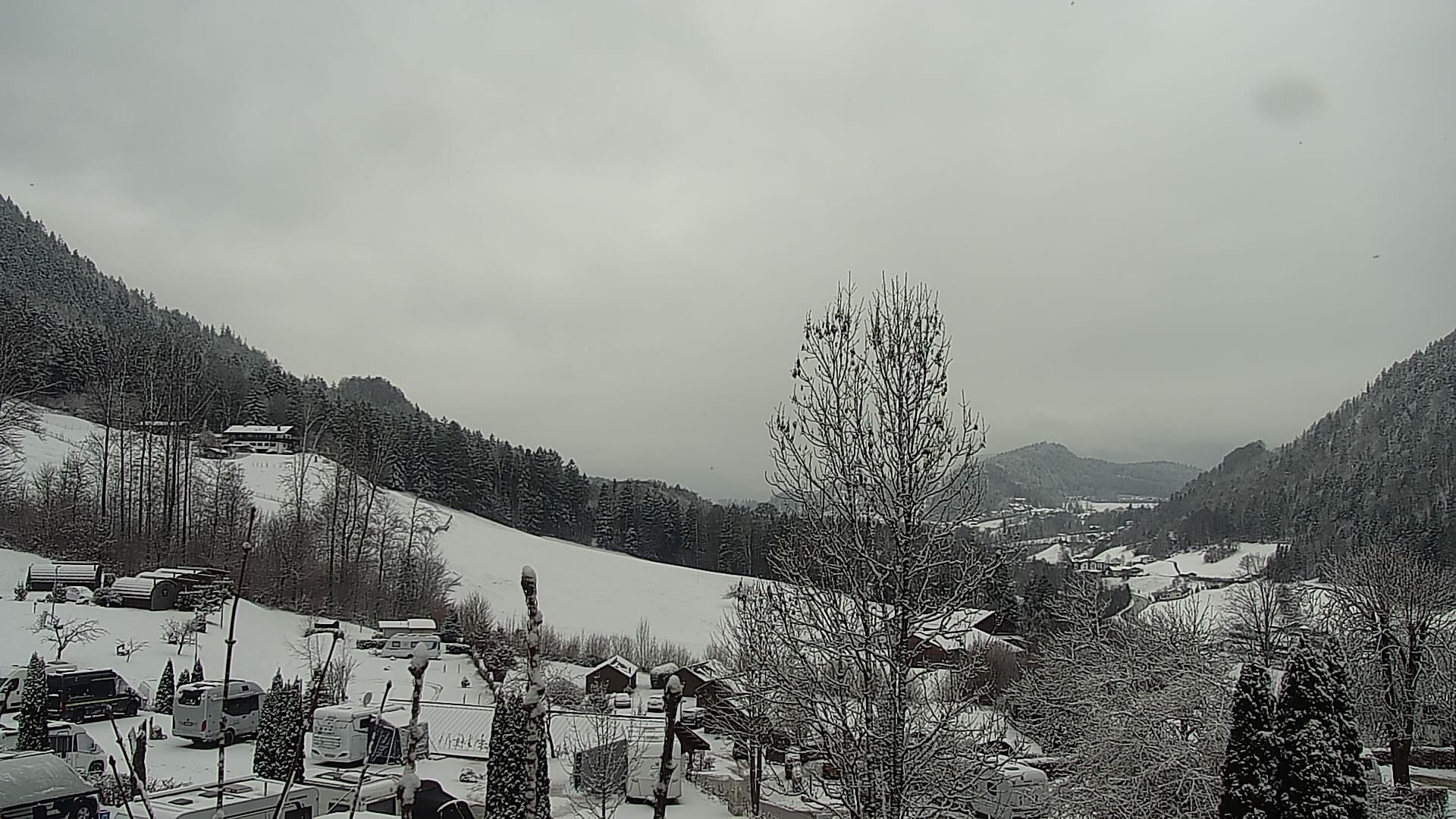 Archived image Webcam Berchtesgaden: Camping Site Allweglehen