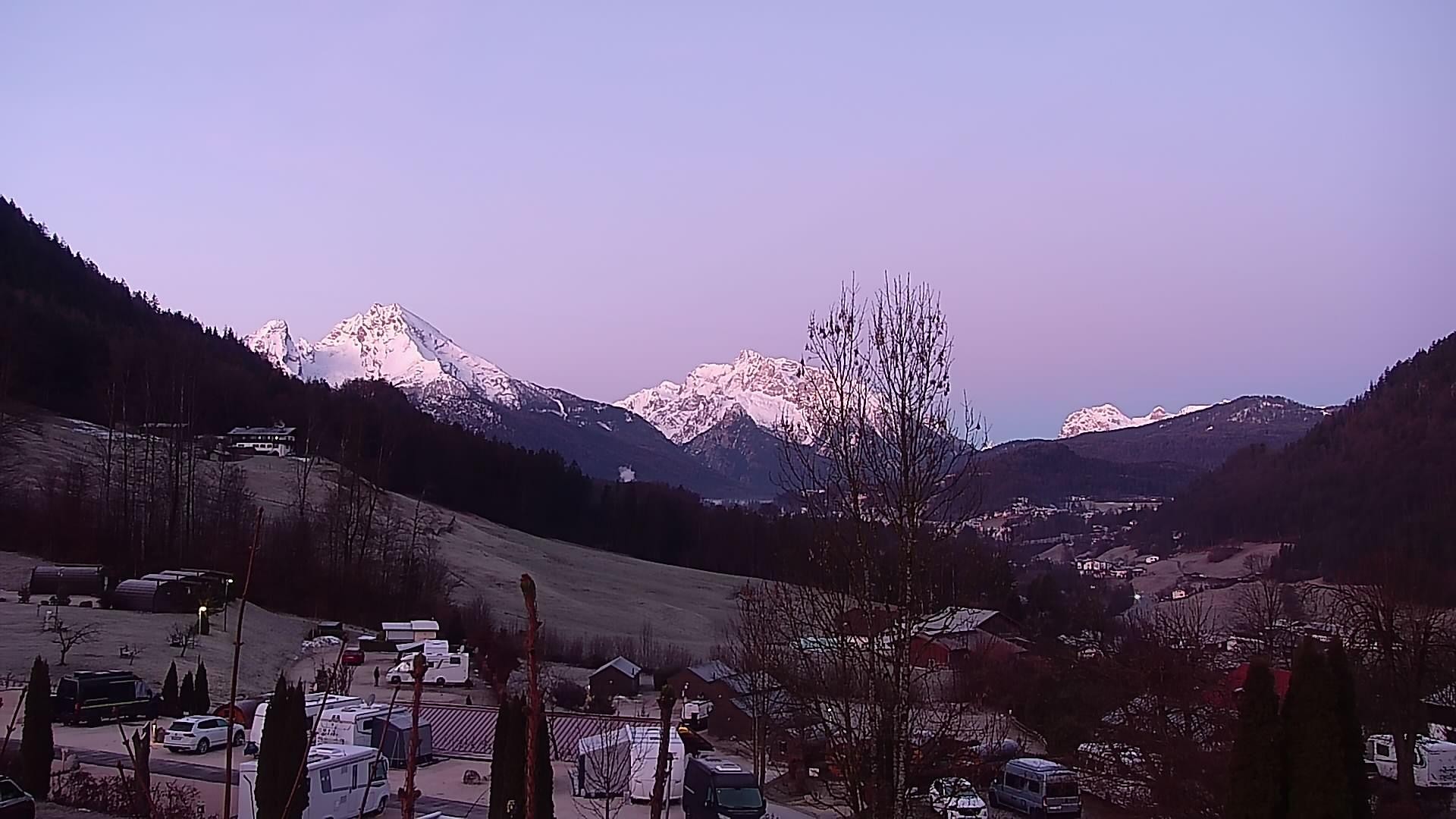 Archived image Webcam Berchtesgaden: Camping Site Allweglehen