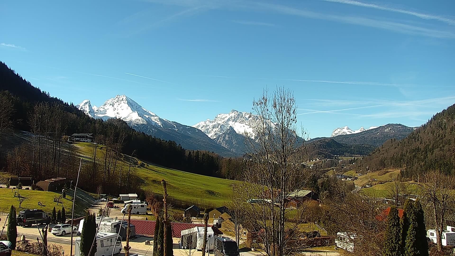 Archived image Webcam Berchtesgaden: Camping Site Allweglehen