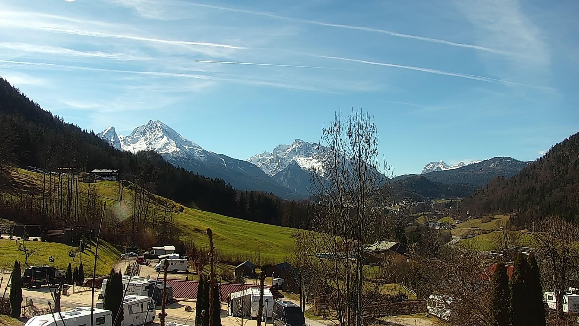 Archived image Webcam Berchtesgaden: Camping Site Allweglehen