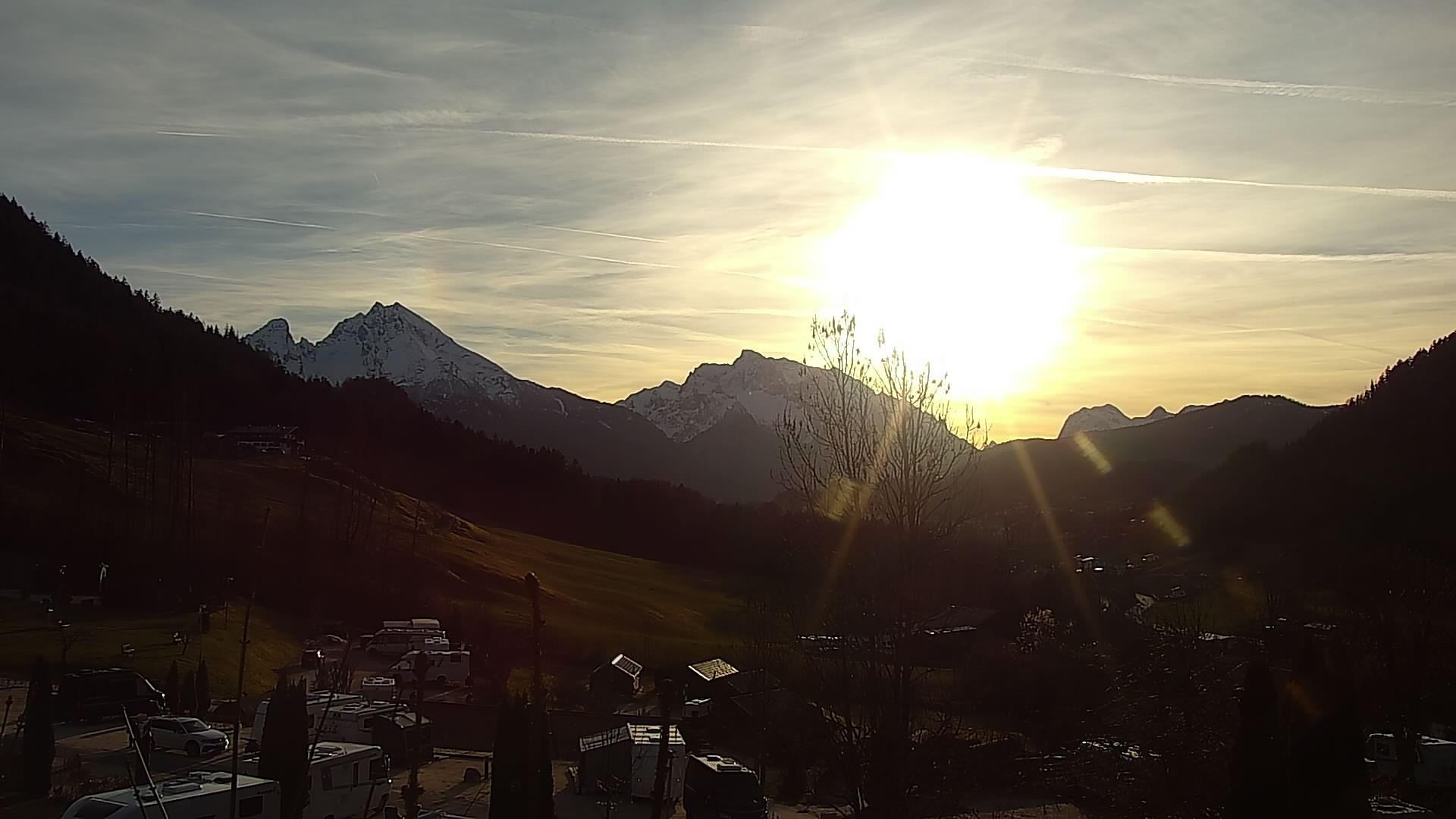 Archived image Webcam Berchtesgaden: Camping Site Allweglehen