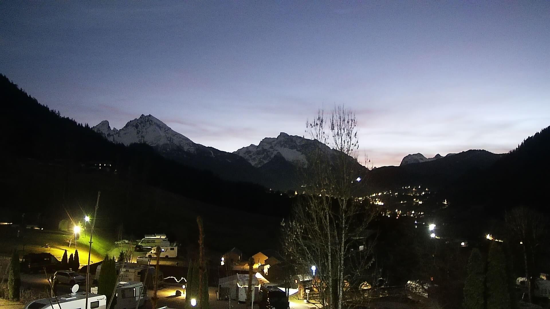 Archived image Webcam Berchtesgaden: Camping Site Allweglehen