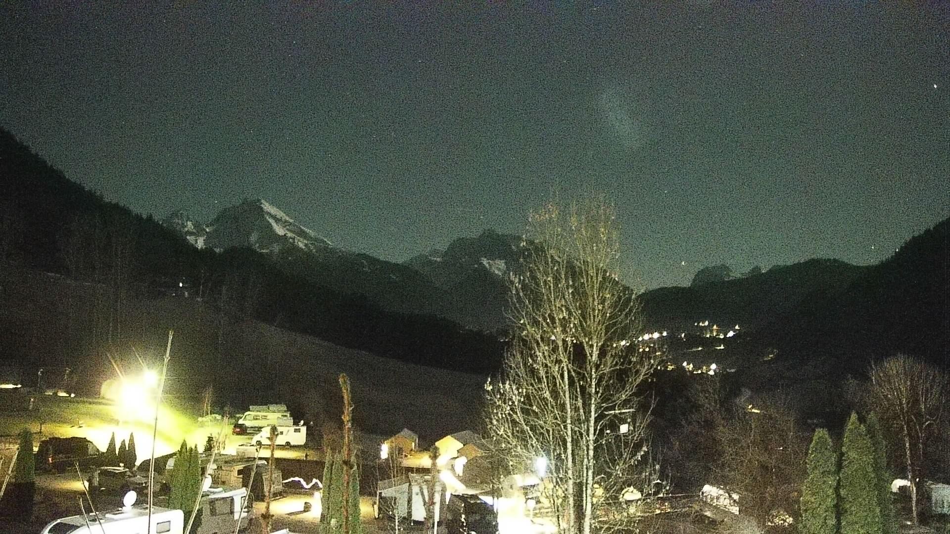 Archived image Webcam Berchtesgaden: Camping Site Allweglehen