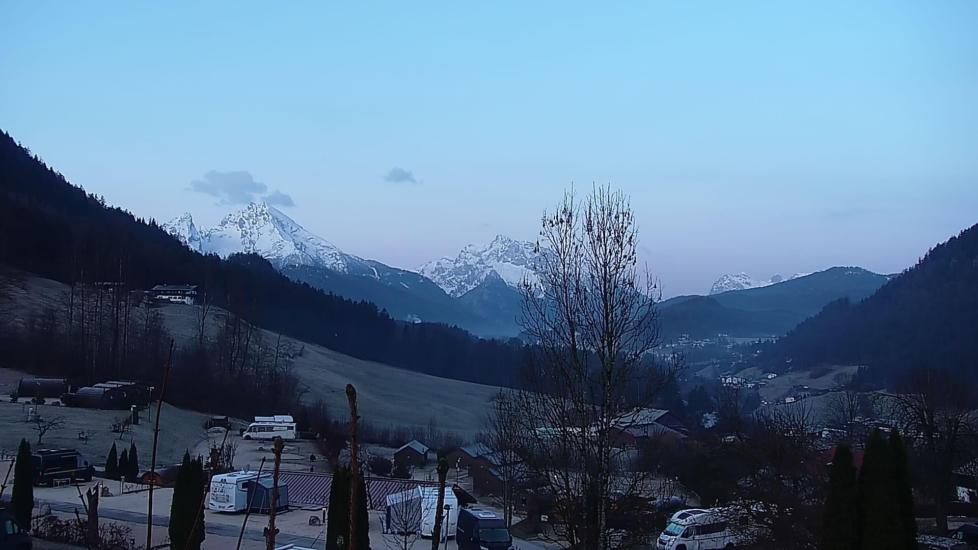 Archived image Webcam Berchtesgaden: Camping Site Allweglehen