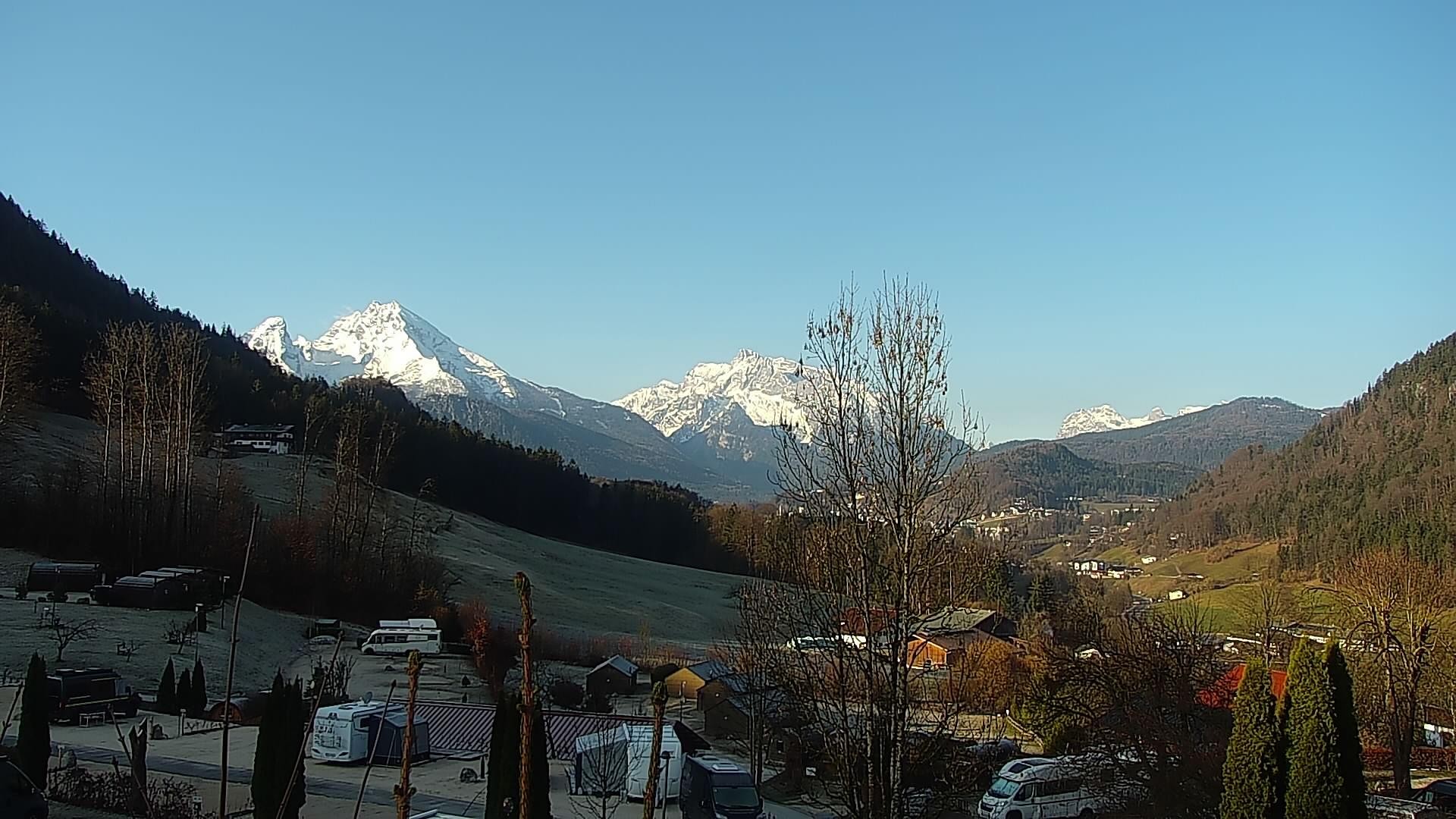 Archived image Webcam Berchtesgaden: Camping Site Allweglehen