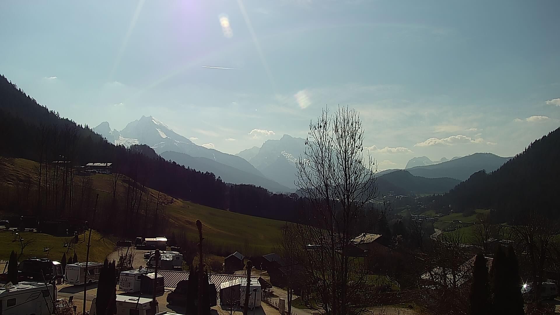 Archived image Webcam Berchtesgaden: Camping Site Allweglehen