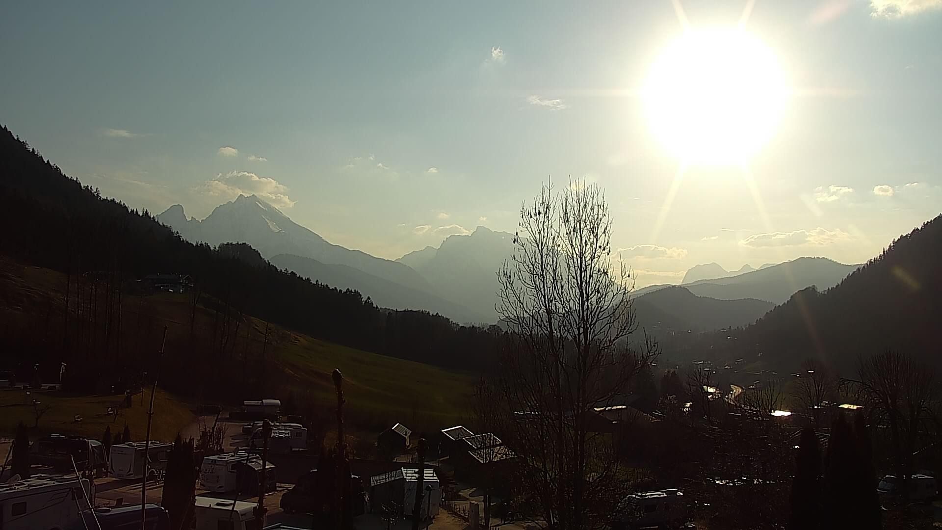 Archived image Webcam Berchtesgaden: Camping Site Allweglehen