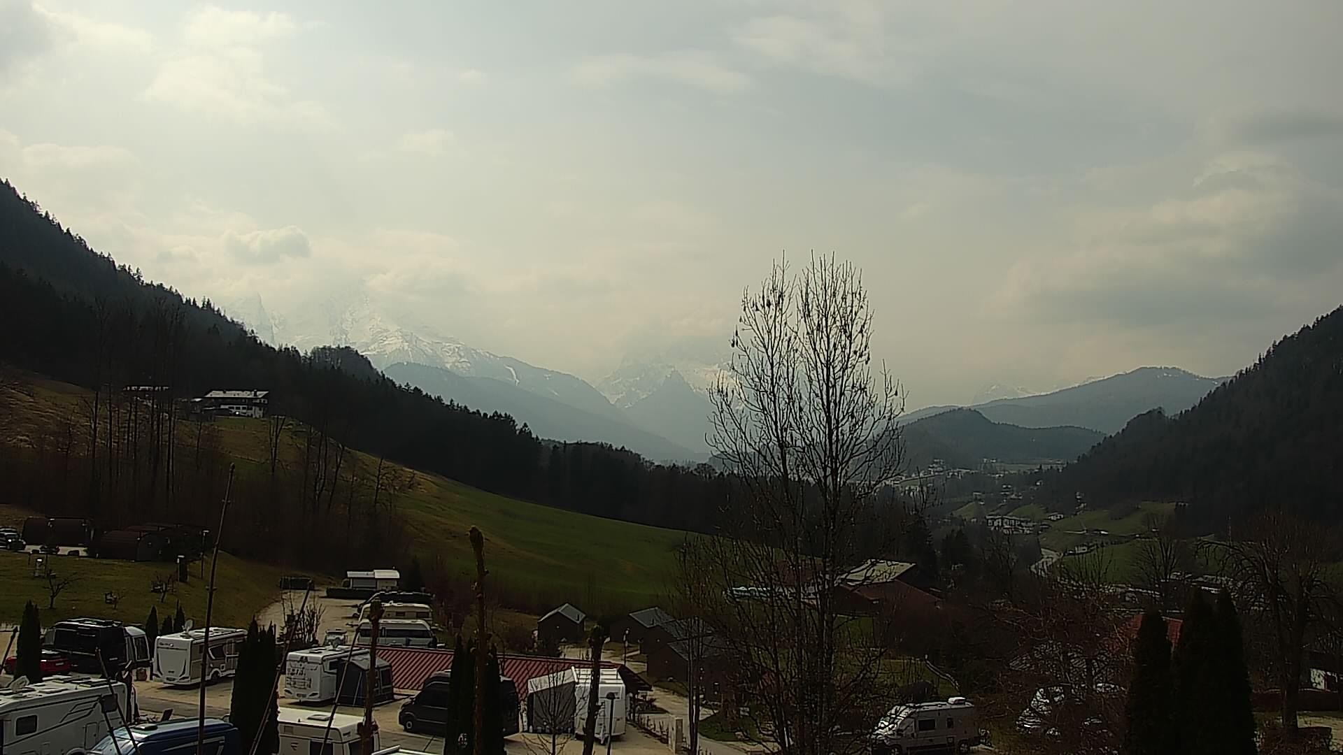 Archived image Webcam Berchtesgaden: Camping Site Allweglehen