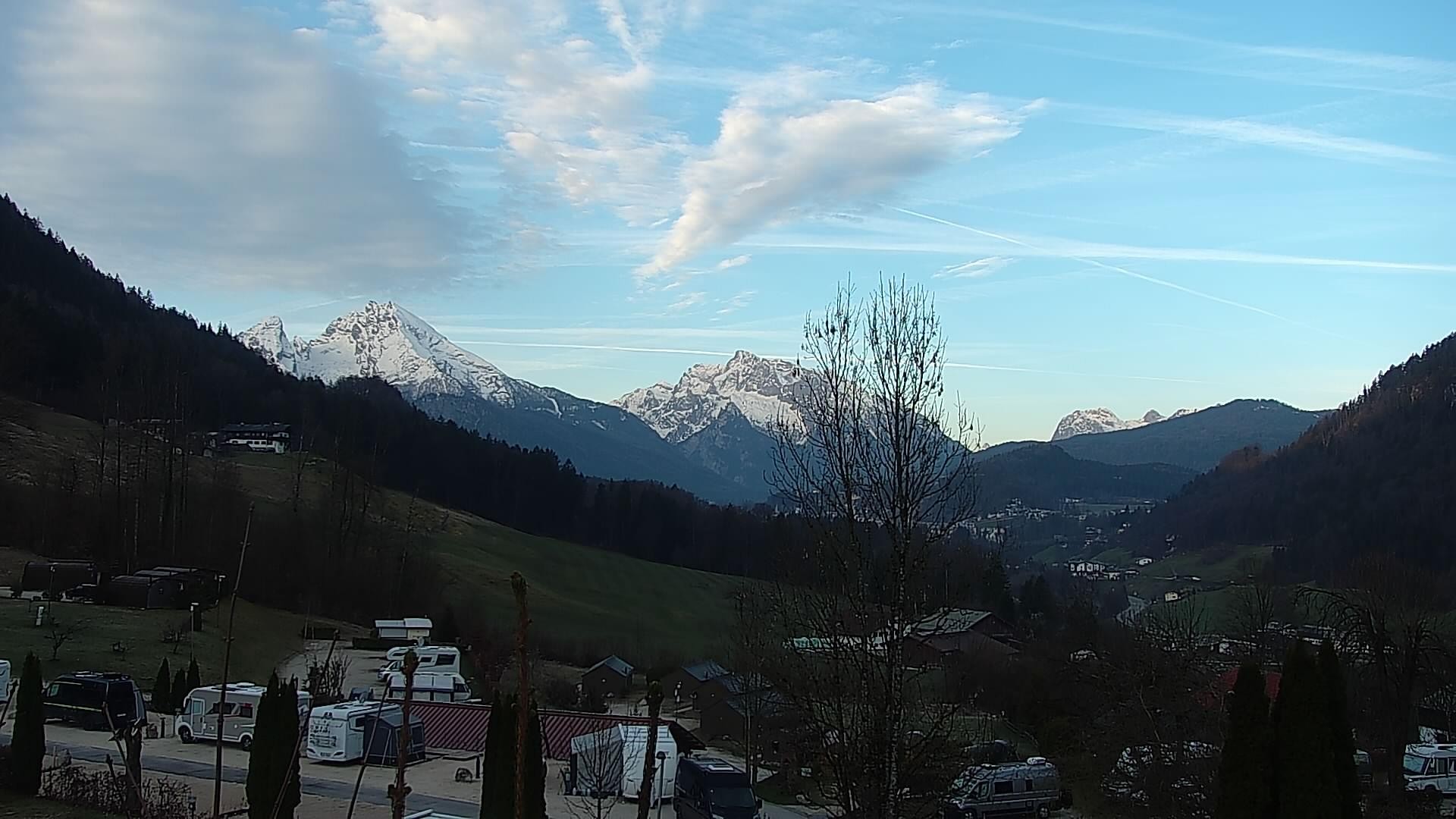 Archived image Webcam Berchtesgaden: Camping Site Allweglehen