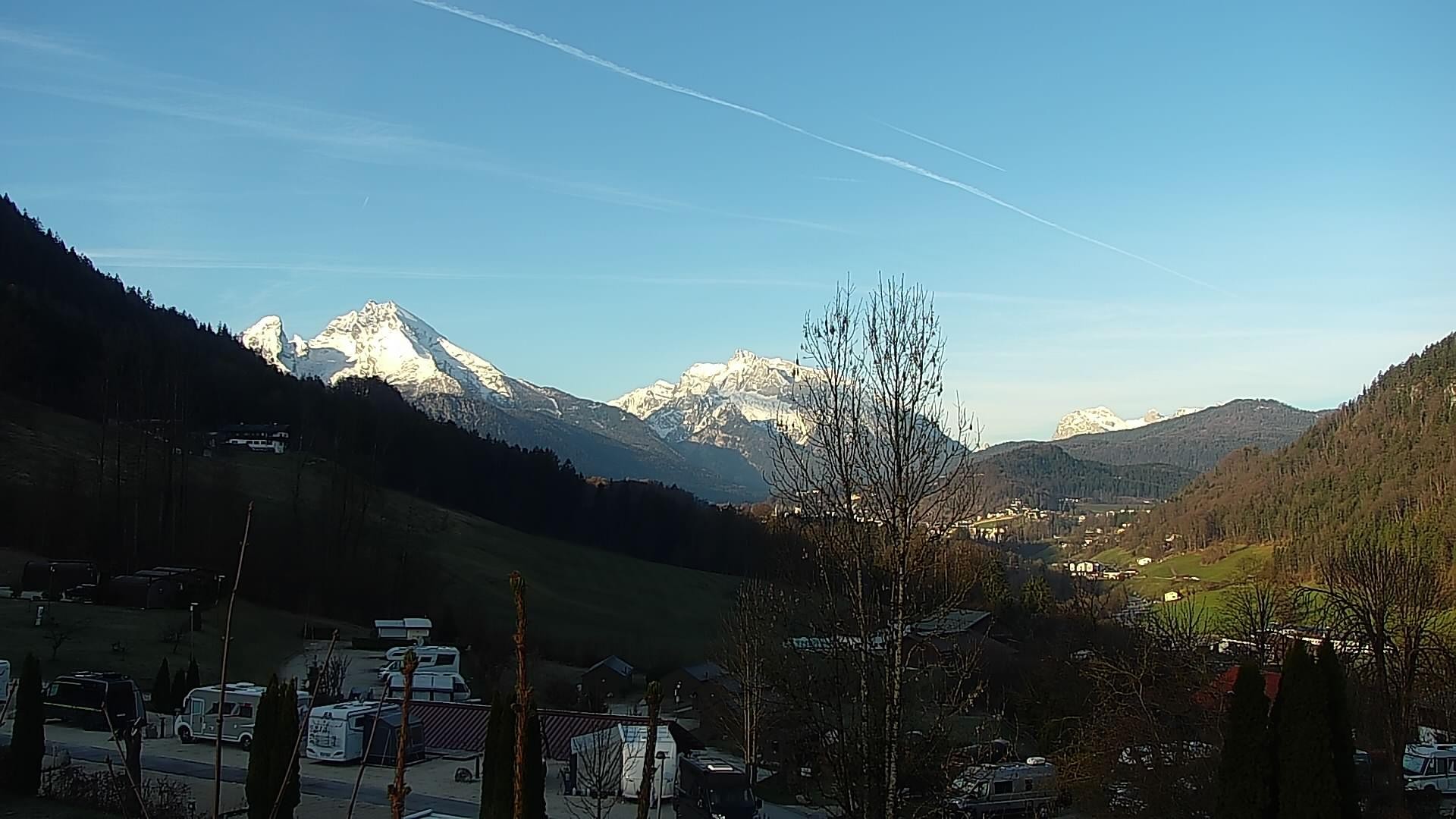 Archived image Webcam Berchtesgaden: Camping Site Allweglehen