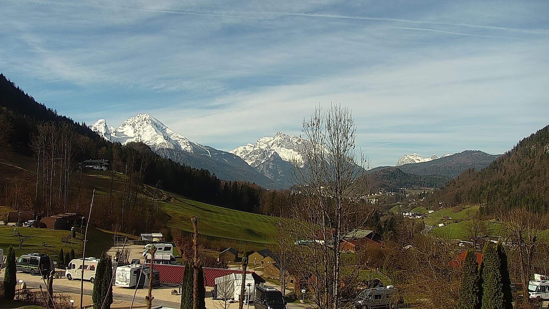 Archived image Webcam Berchtesgaden: Camping Site Allweglehen