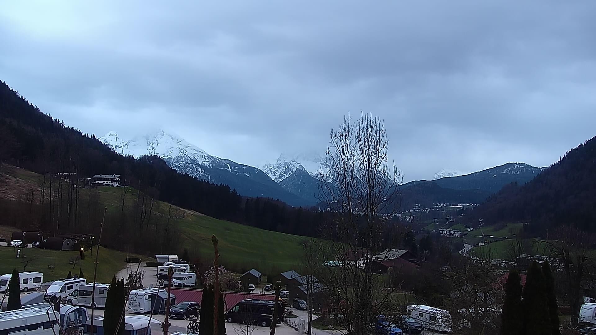 Archived image Webcam Berchtesgaden: Camping Site Allweglehen
