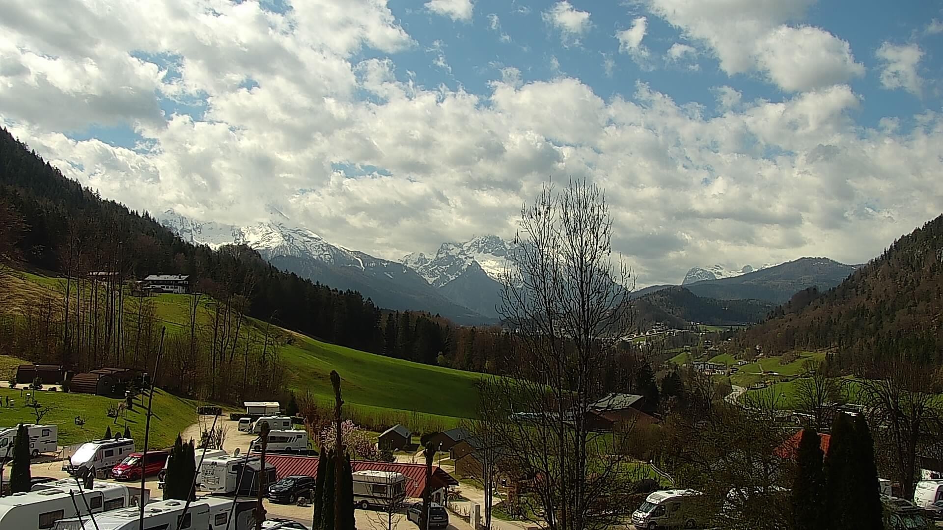 Archived image Webcam Berchtesgaden: Camping Site Allweglehen