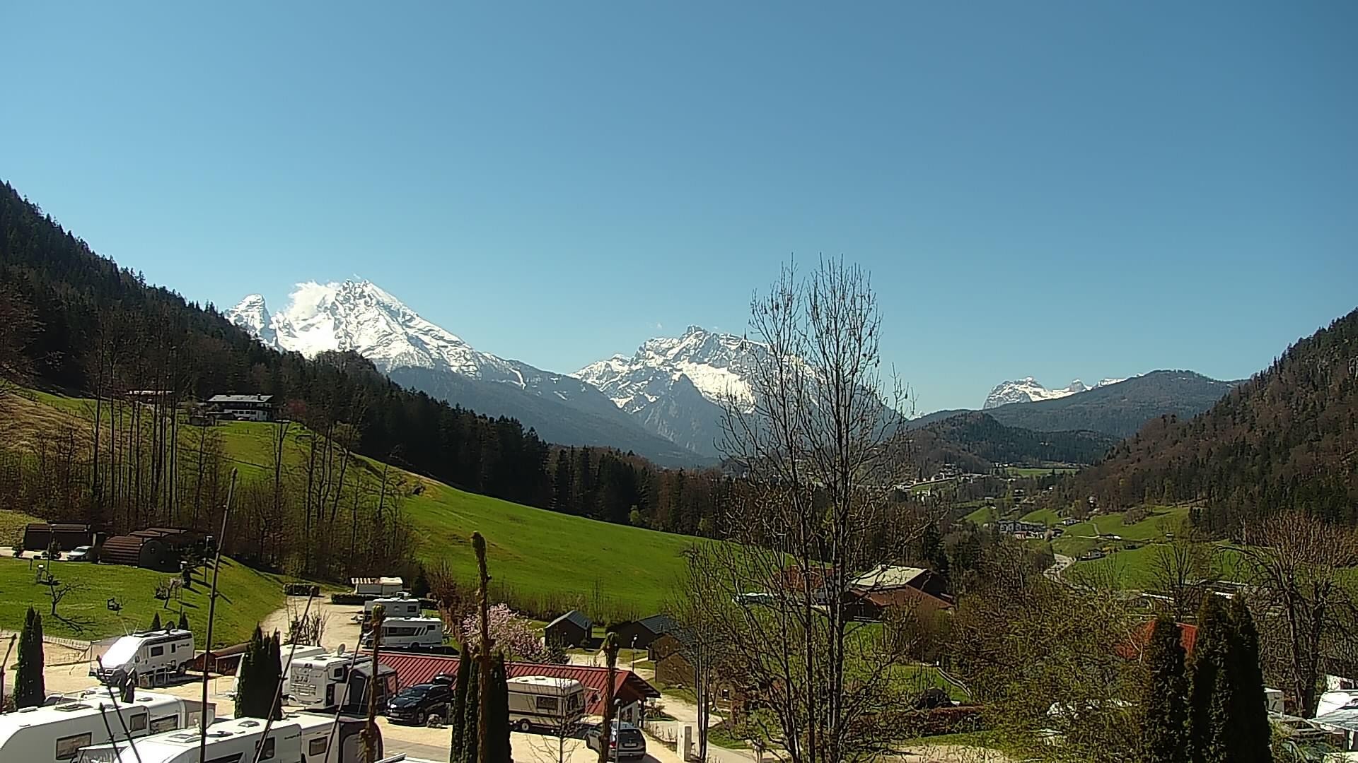 Archiv Foto Webcam Campingplatz Allweglehen bei Berchtesgaden