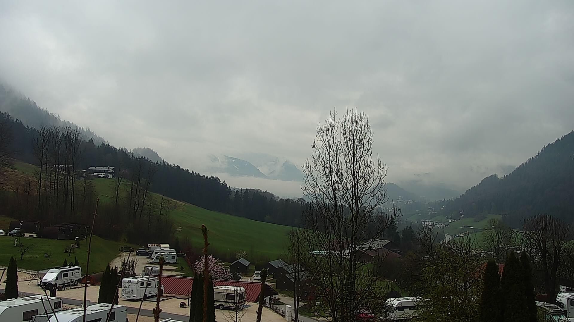 Archived image Webcam Berchtesgaden: Camping Site Allweglehen