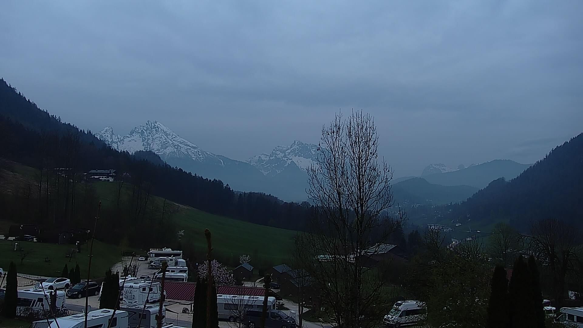 Archived image Webcam Berchtesgaden: Camping Site Allweglehen