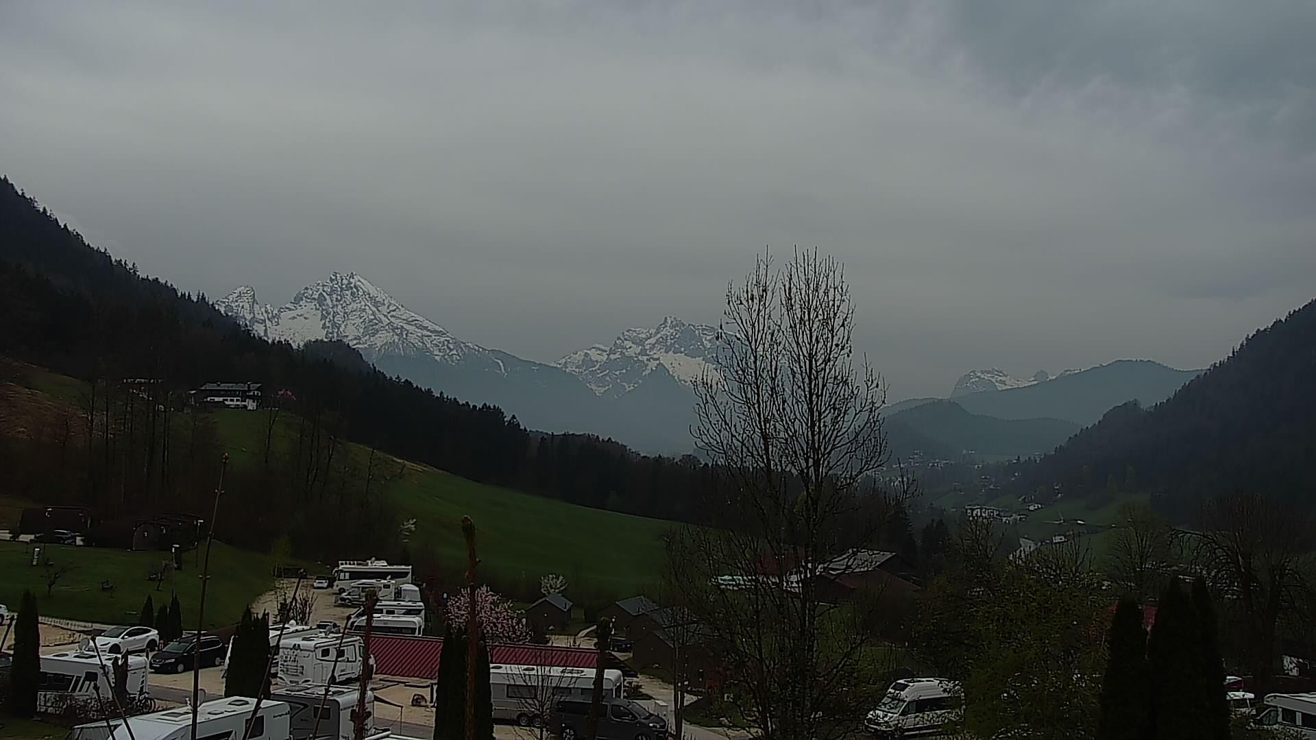 Archived image Webcam Berchtesgaden: Camping Site Allweglehen