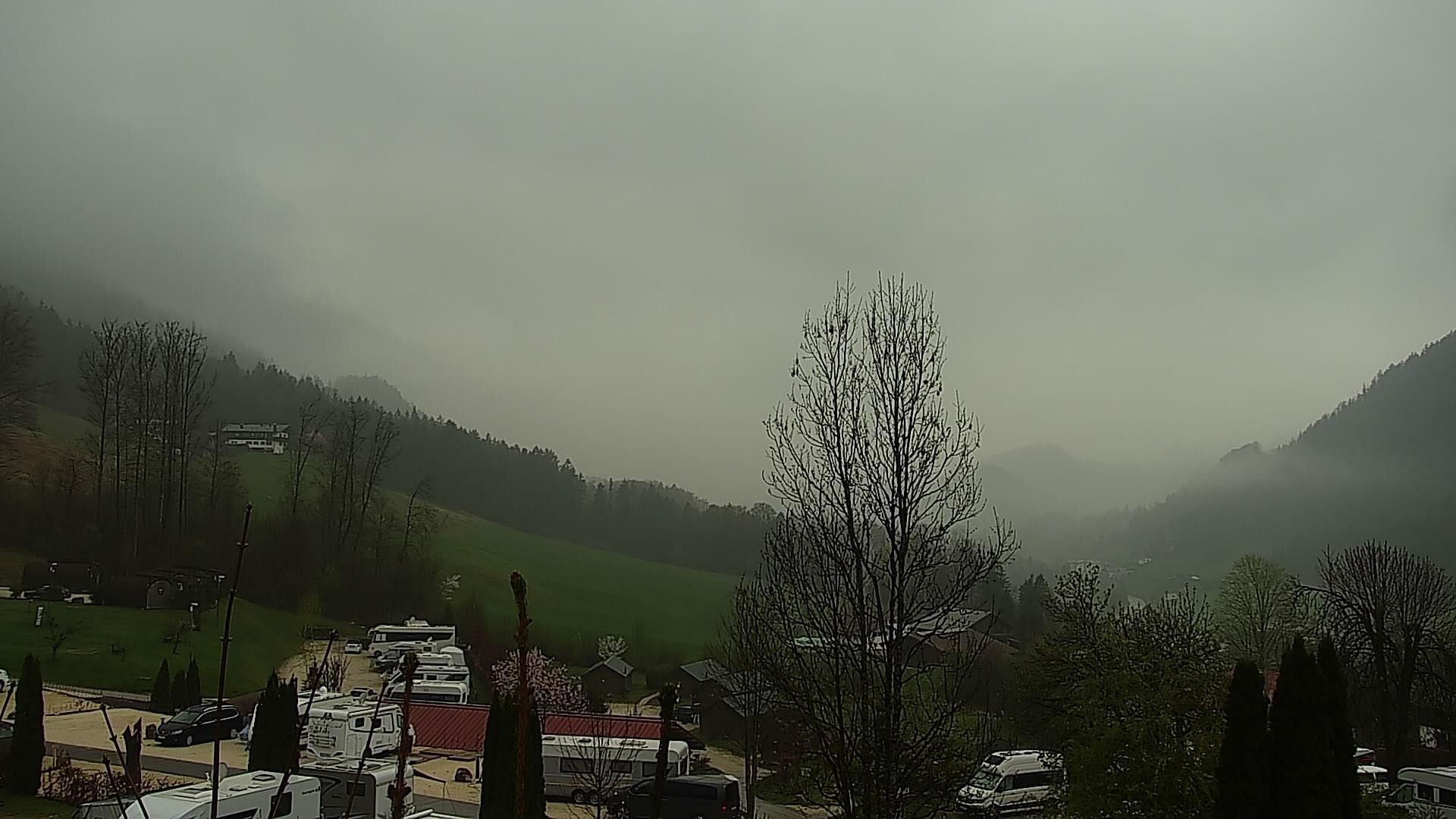 Archived image Webcam Berchtesgaden: Camping Site Allweglehen