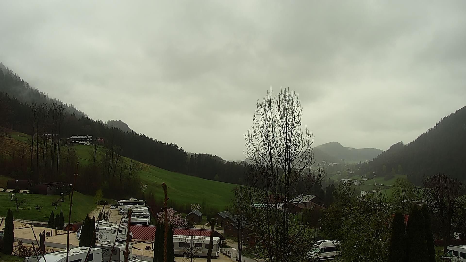 Archived image Webcam Berchtesgaden: Camping Site Allweglehen