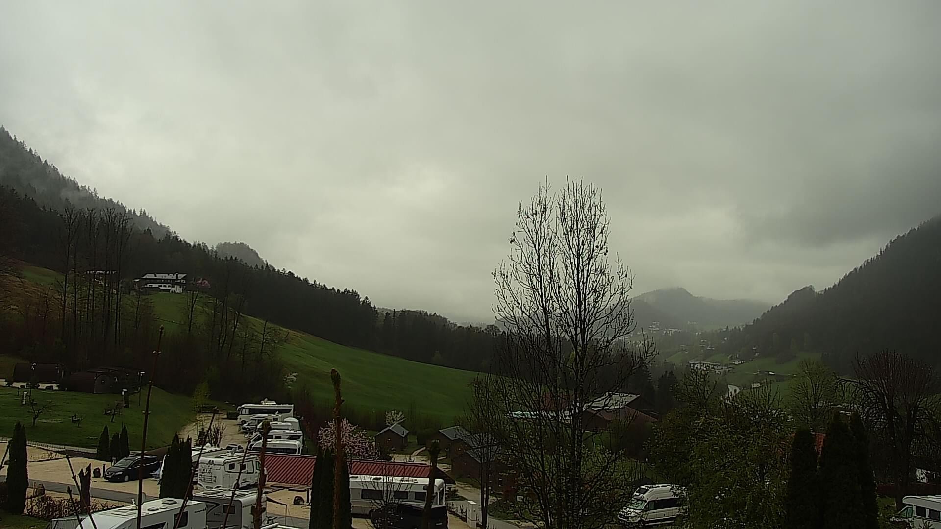 Archived image Webcam Berchtesgaden: Camping Site Allweglehen