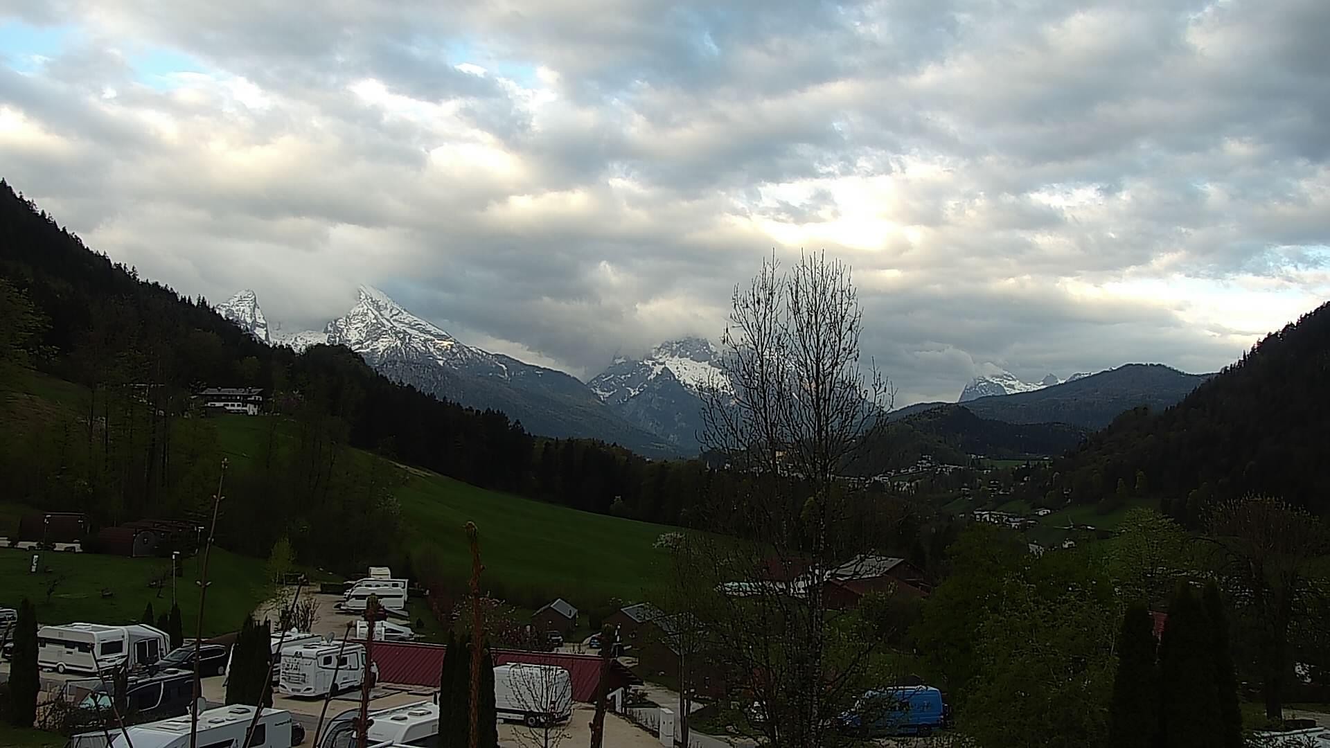Archived image Webcam Berchtesgaden: Camping Site Allweglehen
