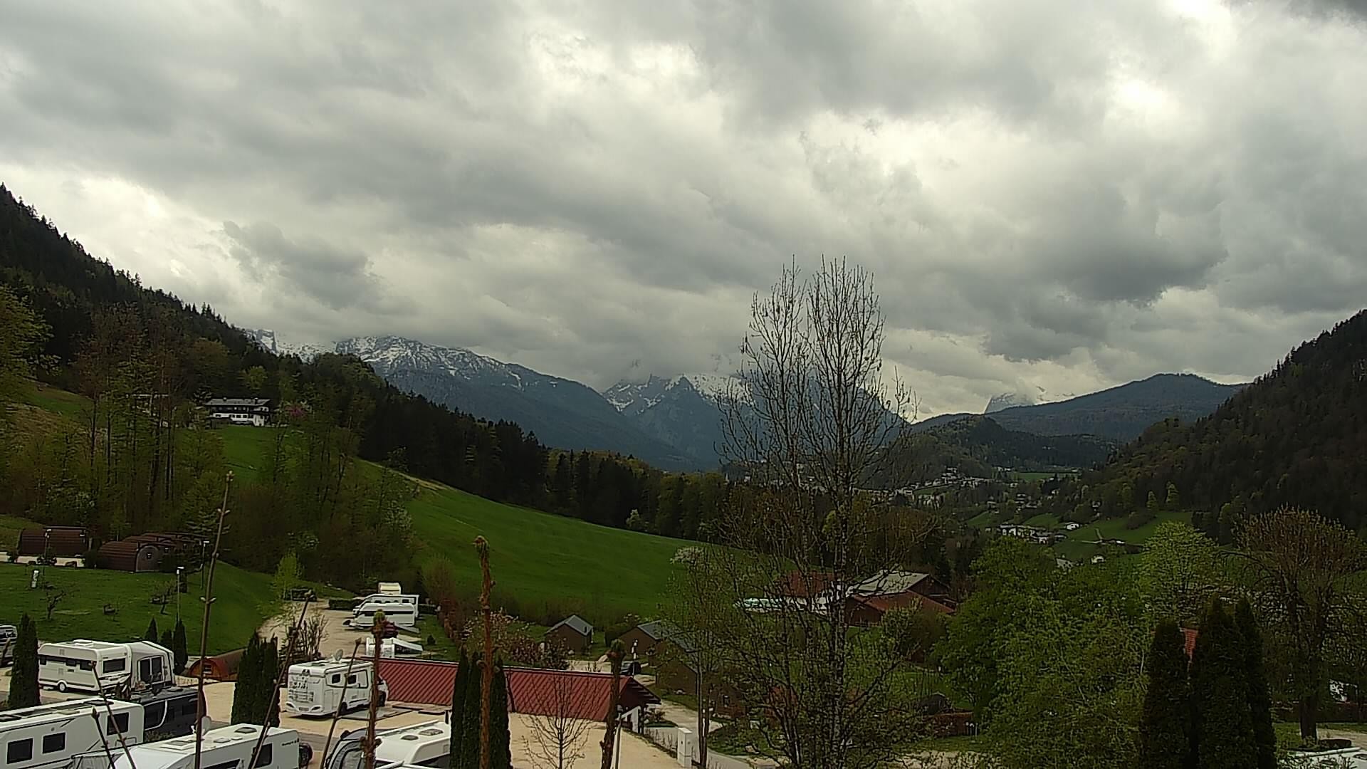 Archived image Webcam Berchtesgaden: Camping Site Allweglehen