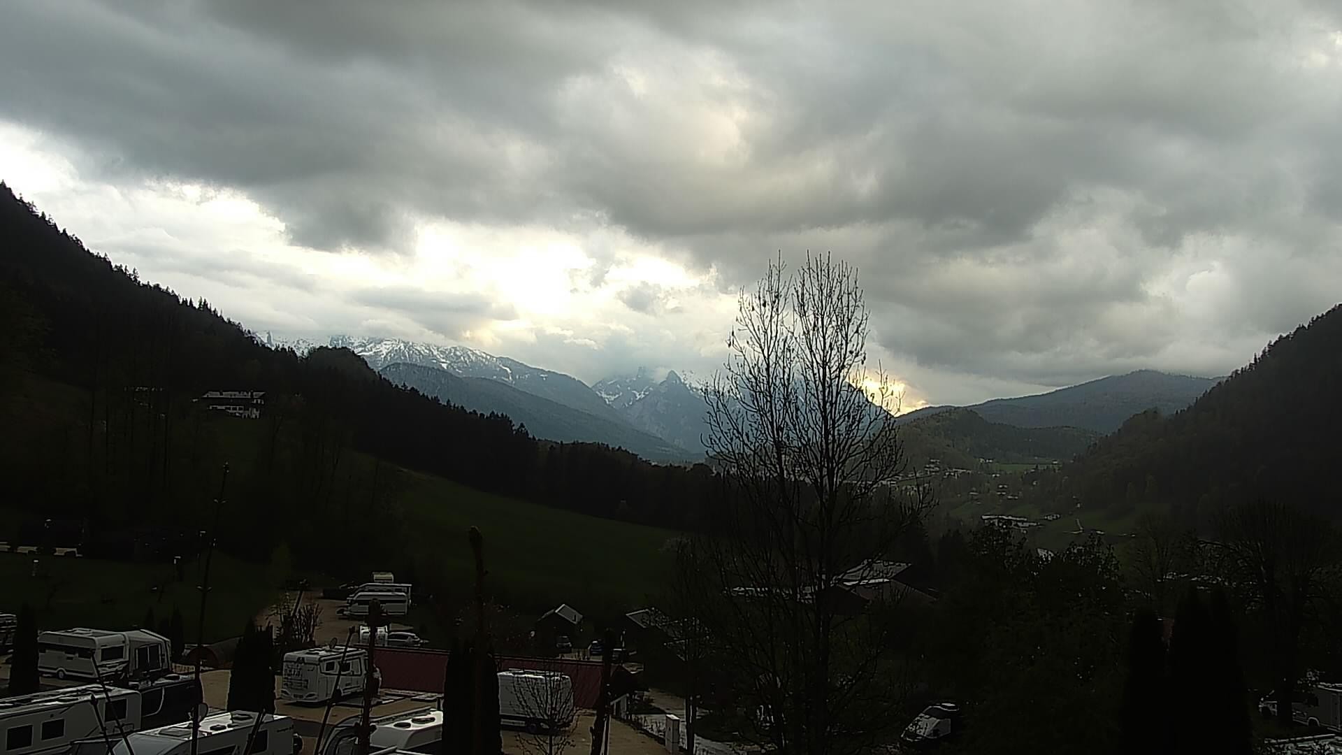 Archived image Webcam Berchtesgaden: Camping Site Allweglehen