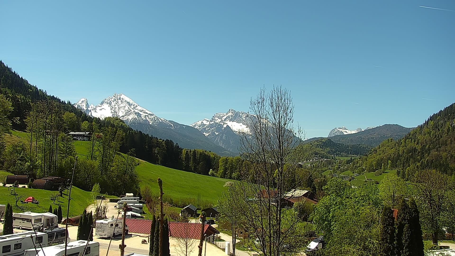 Archiv Foto Webcam Campingplatz Allweglehen bei Berchtesgaden